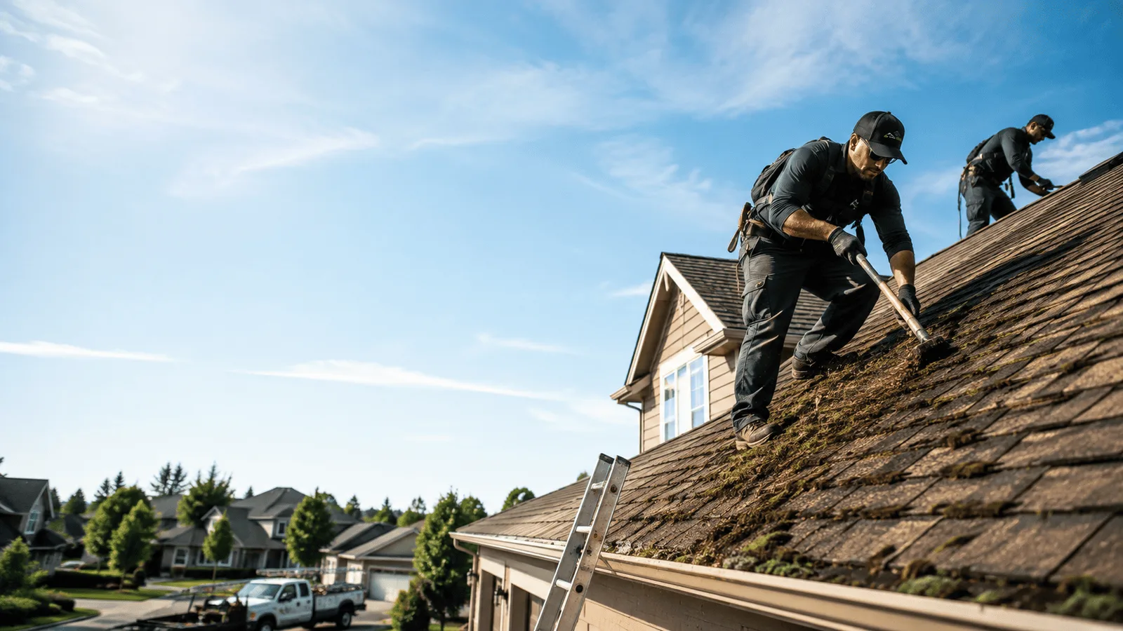Roof Moss Removal in Isaban, WV near me
